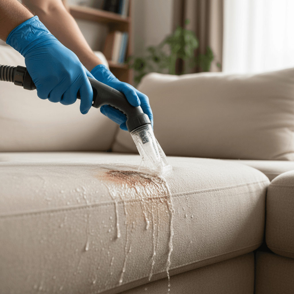 Restoring a vintage rug with professional tools
